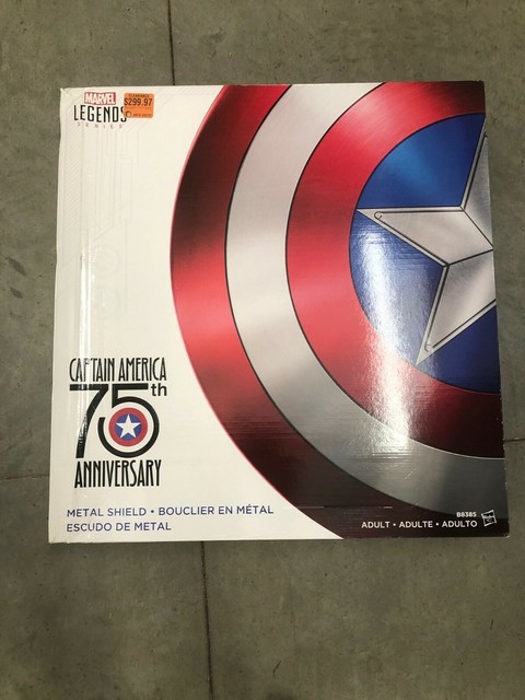marvel legends captain america 75th anniversary metal shield