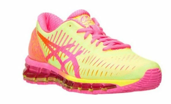 ASICS GEL QUANTUM 360 T5J6Q 073 FLASH YELLOW HOT PINK WOMENS S SIZE US 6 RUNNING eBay
