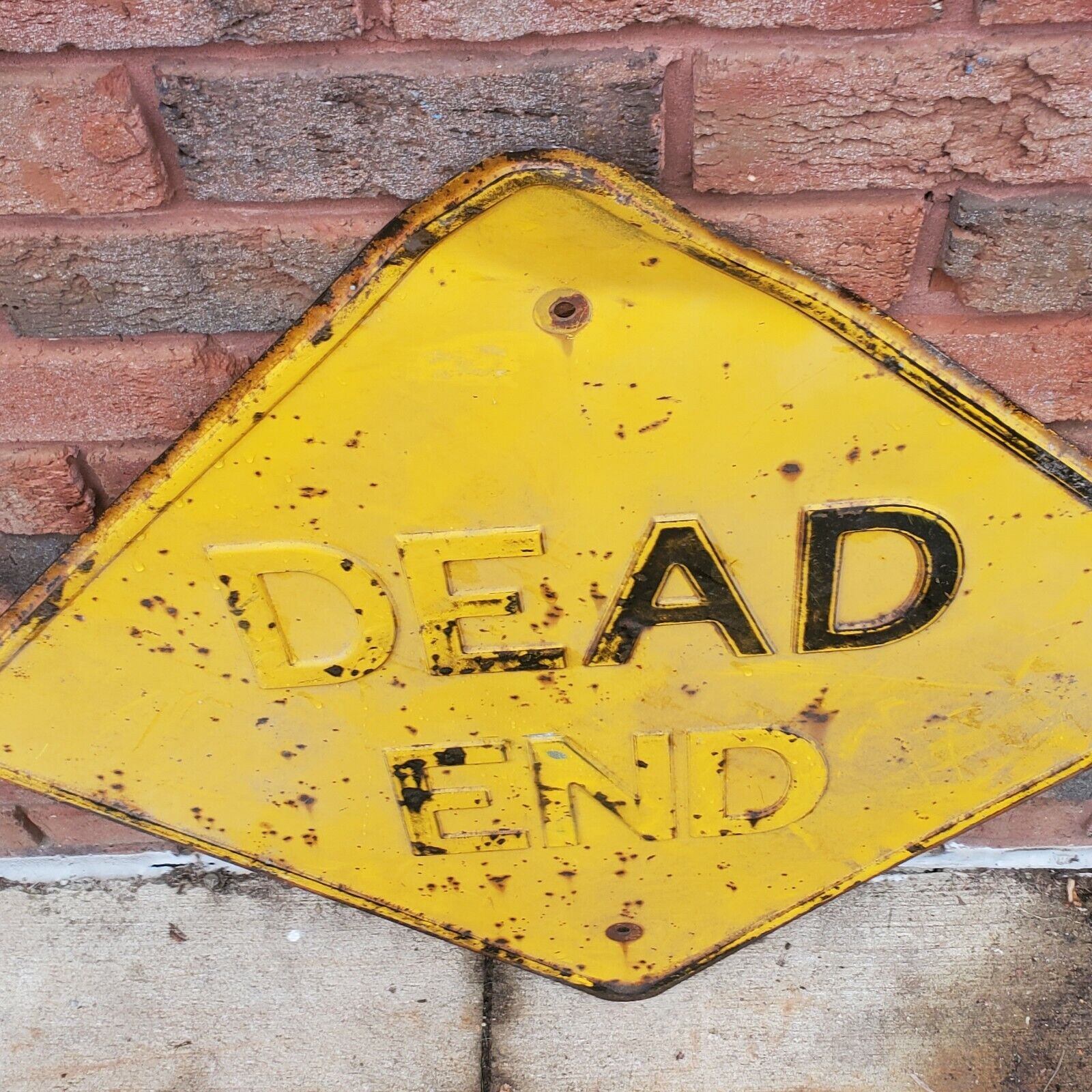 Los Angeles 'DEAD END' Embossed Street Sign