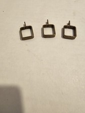 Antique Victorian Era Brass Curtain Hangers