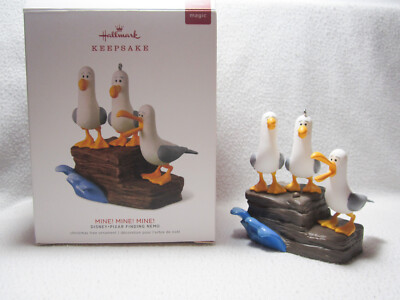 Hallmark Ornament Mine Mine Mine 2018 Disney Pixar Finding Nemo Seagulls Magic