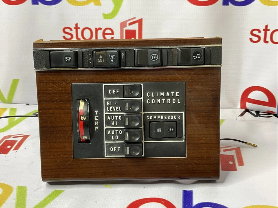 MERCEDES-BENZ W116 300SD 450SEL CALENTADOR CLIMATIZADOR INTERRUPTOR OEM 70-80 Foto 2 de 4