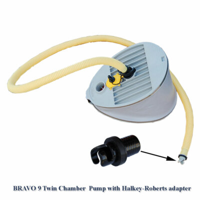 #ad Foot PUMP Bravo 9 Twin Chamber High pressure for inflatable Boats SUP 14 PSI C $74.99
