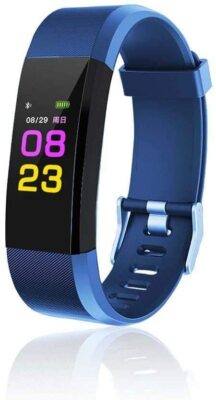 Fitness Tracker Smart Armband Pulsmesser Schrittzähler Sportuhr BLAU