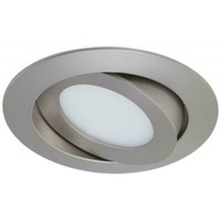 Briloner Led Einbauleuchte Kunststoff Matt-Nickel Inkl. Led 6W Schwenkbar IP20