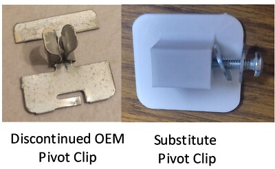 Aftermarket Weil McLain Baseboard  Damper Pivot Clip/Brkt  611-411-215 QTY=1