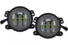 Fendinebbia 4 pollici full LED per Jeep Wrangler JK TJ LJ 2007-2017-mostra il ti
