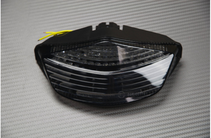 Feu stop LED teinté Ducati Monster 696 M696 2008-2014 clignotants intégrés fumé