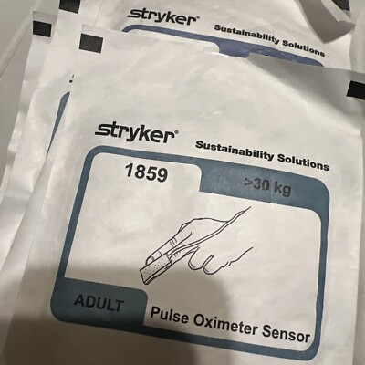 5 Stryker 1859 Adult Pulse Oximeter Sensor