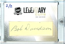 2009-10 The Cup Legendary Cuts #LCBD Bob Davidson AUTO 2/2 - Toronto Maple Leafs