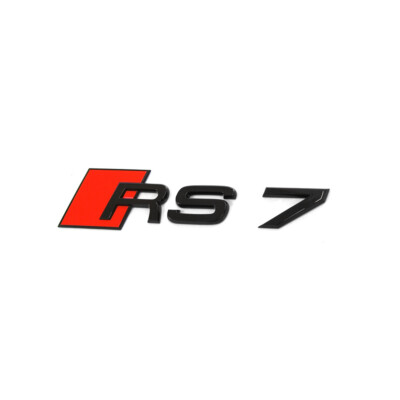 Original Audi RS7 Schriftzug Tuning Emblem Exclusive Black Edition Logo OEM