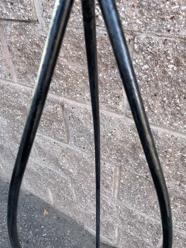 Vintage Mid-Century Modern MCM Fish Wire Wrought Iron Tripod Floor Lamp Calif - Picture 7 of 13