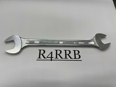 Stahlwille Tools Motor 10 GERMANY 11/16'' x 19/32'' SAE Double Open End Wrench