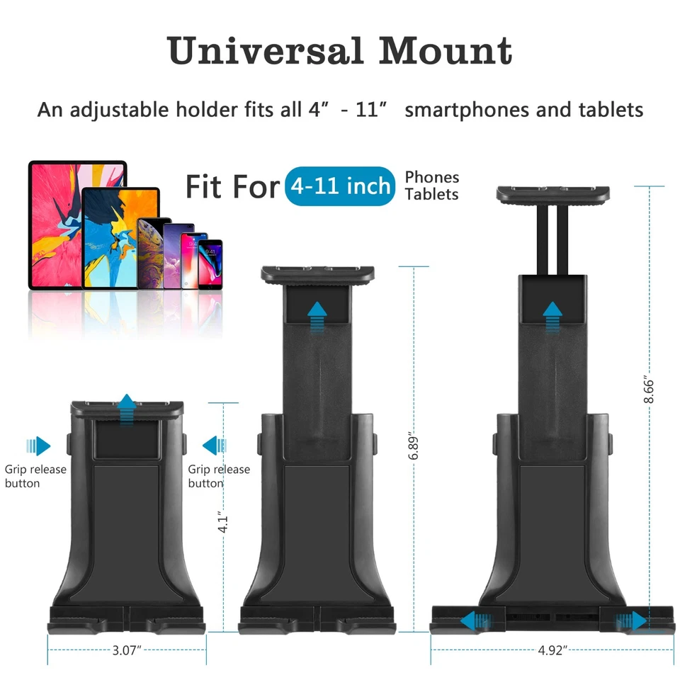 Universal Car Cup Phone Holder Mount Cradle Stand Adjustable For Mobile Phone - Image 3 of 4