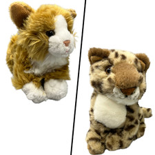 Stofftiergarten Katze ca 30cm / Chosun International ca 23cm Leopard Stofftier