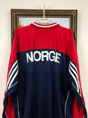 2006 ノルウェー代表 XL ユニフォーム ジャージ Norway Umbro Vintage Umbro Norway Norge Soccer Jersey Red Mens Medium 90s Vapa