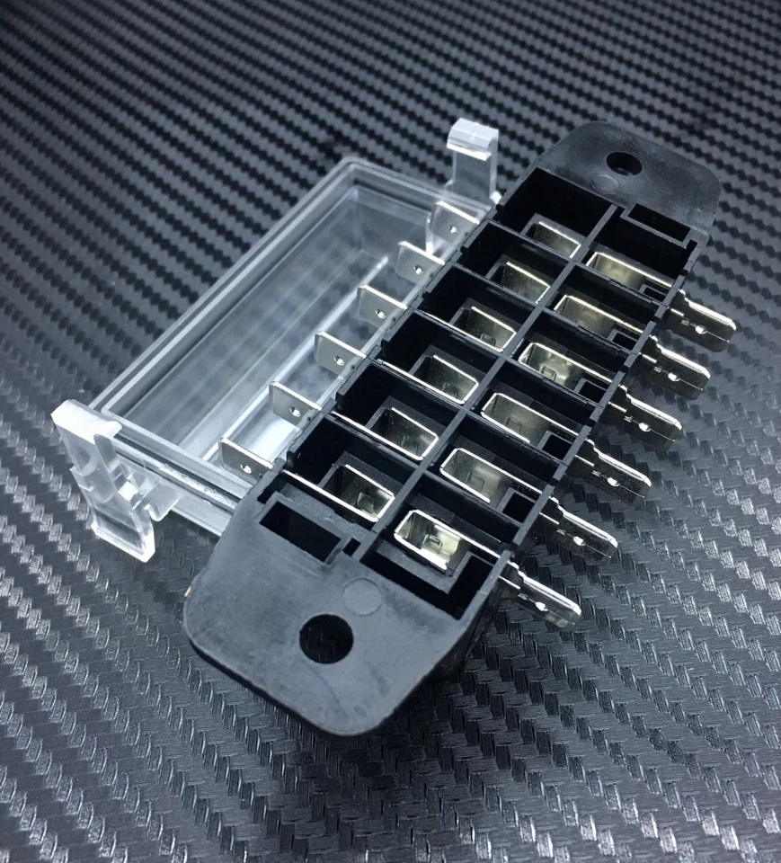 6 Way ATM Mini ATC/ATO Circuit Blade Fuse Box Fuse Holder Block DC32V-12V - Image 2 of 4