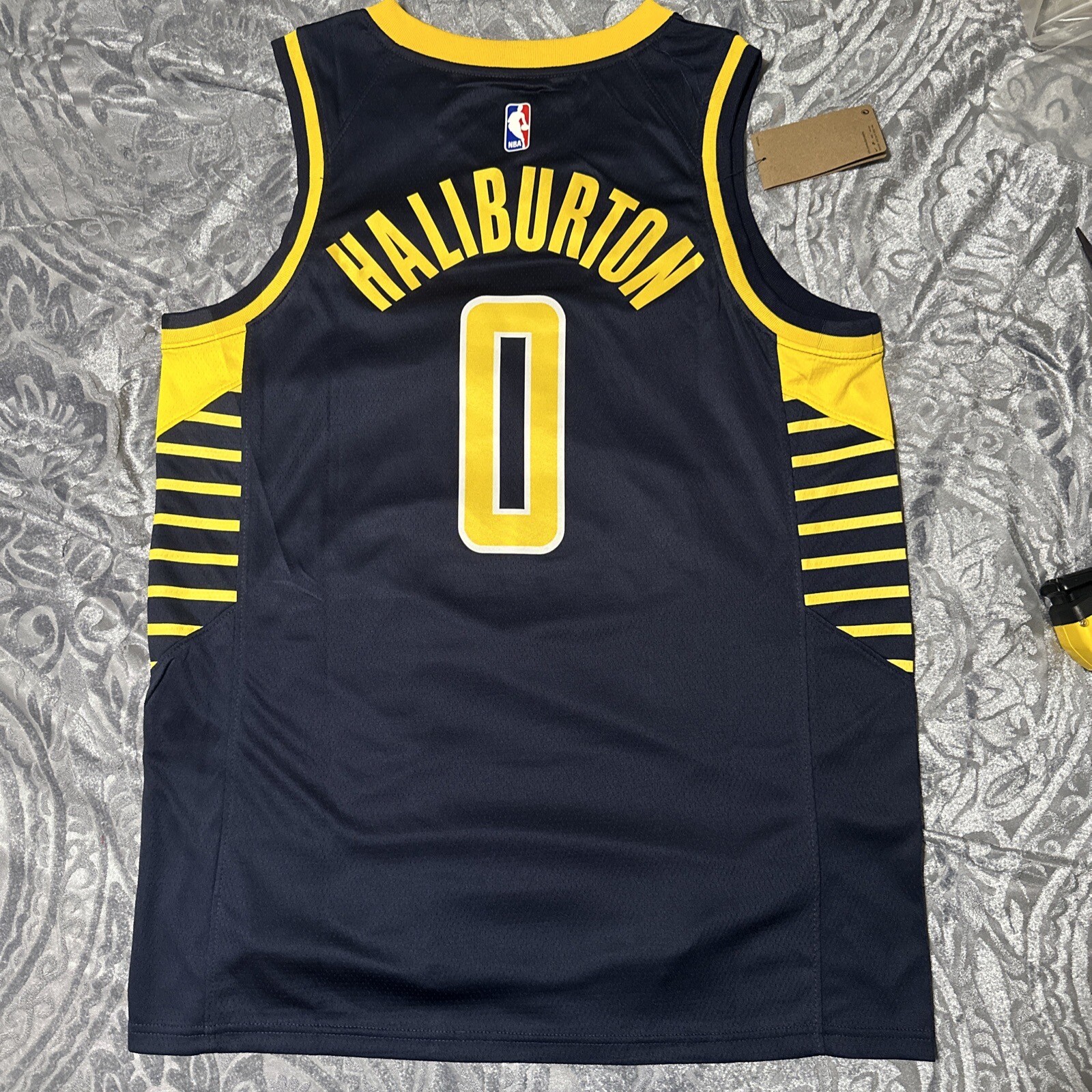 Tyrese Haliburton Jersey Indiana Pacers Blue Icon Edition 0 Large eBay