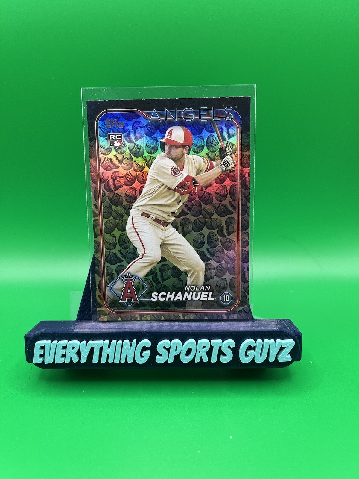 2024 Topps Series 1 Holiday Easter Eggs #53 Nolan Schanuel Rookie Angel NM!