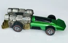 Hot Wheels Redline 1972 Sizzlers Co-Motion Green with Track Guide