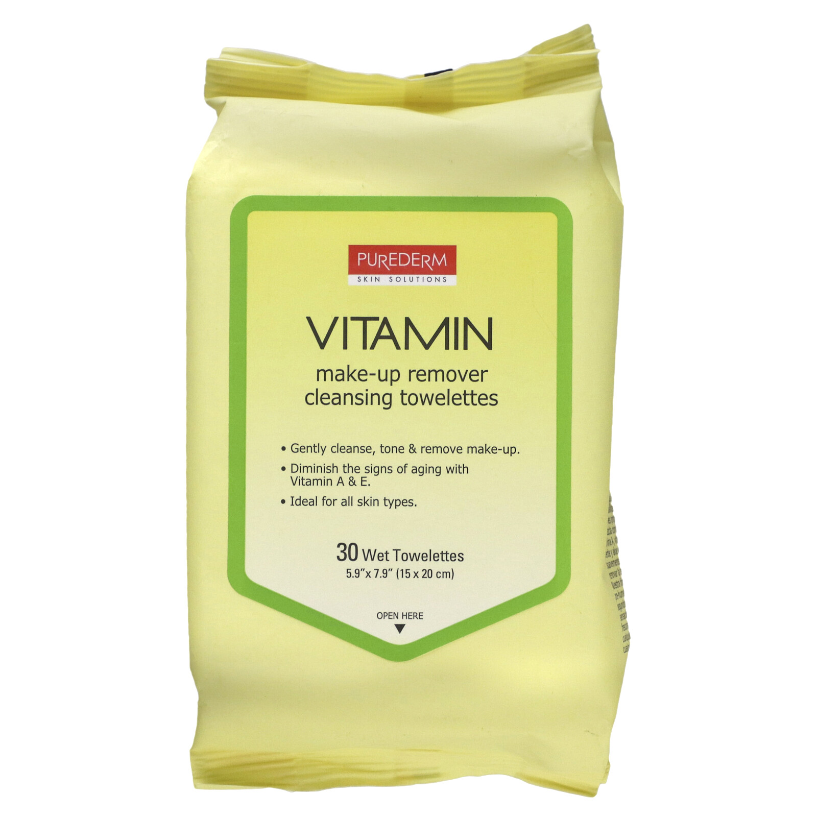 Очищающие салфетки для снятия макияжа Витаминные 30 влажных салфеток 1490₽