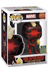 Funko POP! Marvel Dark Captain Marvel #657 2020 Summer Convention Exclusive
