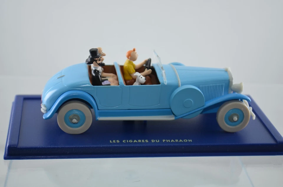 VOITURE TINTIN NUMERO 05 LINCOLN TORPEDO GRAND SPORT LES CIGARES DU PHARAON - Photo 4/4