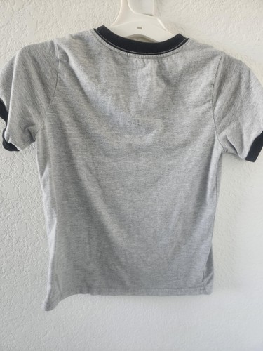 MARVEL SUPER-HEROES Kid’s Graphic T-Shirt Size 7 Cotton Poly S/S Heather Gray - Picture 3 of 5