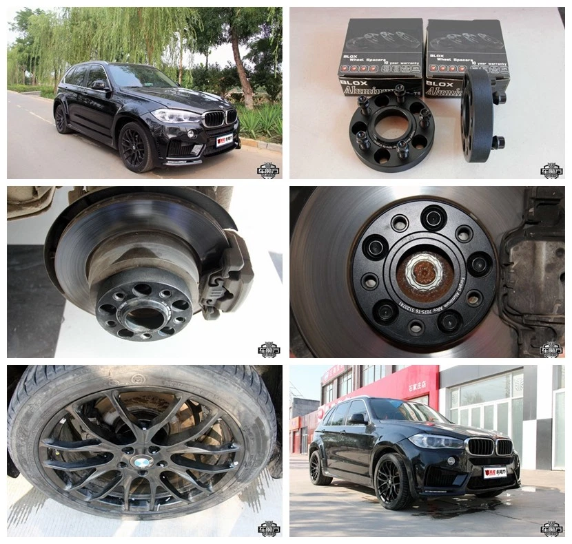 Espaciador de rueda centrado en buje High-tec de 50 mm 2 piezas 5x120 para BMW X5 E70, M E70, X6 E71, M71 Foto 4 de 4