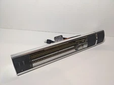 Comfort Zone CZPH20RSL 500/1000/1500W Electric Patio Heater with Remote Control