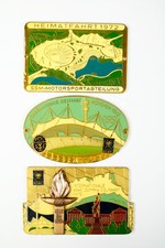 ADAC Auto K&uuml;hler Plaketten Olympische Spiele M&uuml;nchen Vintage Olympic Badges1972