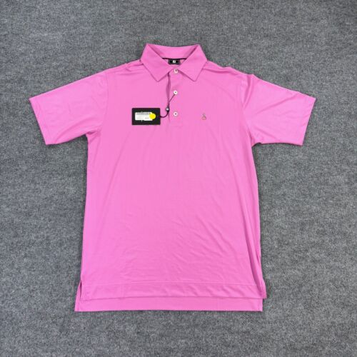 FootJoy Mens Shirt Small Pink Polo Streamsong Golf Performance Fancy Shirt NWT
