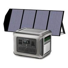 ALLPOWERS 2500W LiFePO4 Power Station Generator &140W Solar Panel For Off Grid