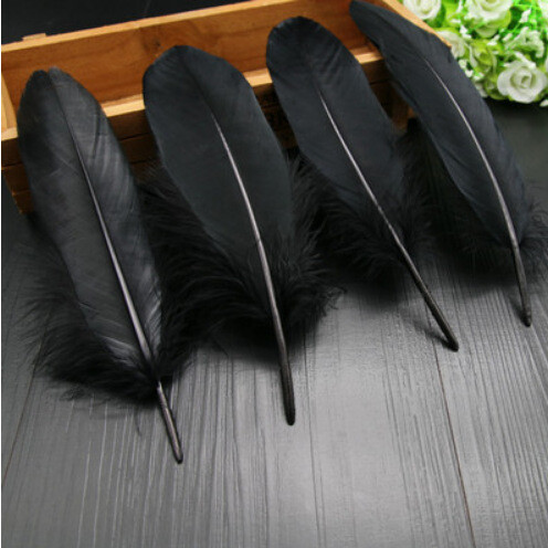 Hat Feathers 7 Pcs Assorted Natural Feather Accessories Goose Fedora Cowboy hat - Bild 3 von 10