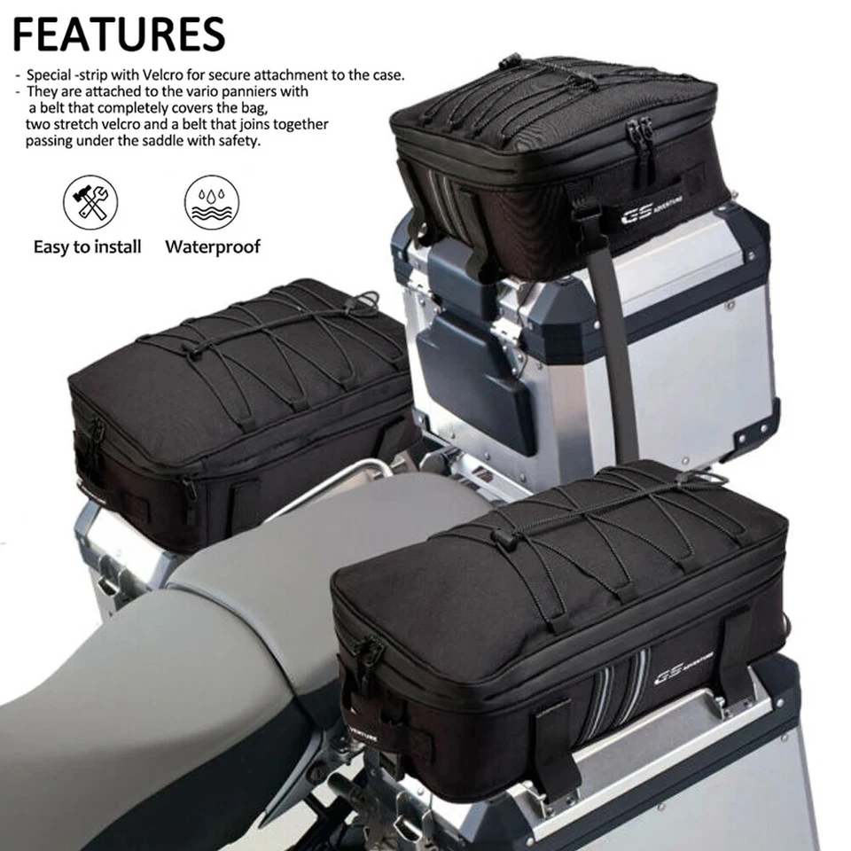 Rear Seat Luggage Bag Tail Box Top Bag FOR BMW R1250GS R1200GS F750GS F850GS - Image 4 of 4