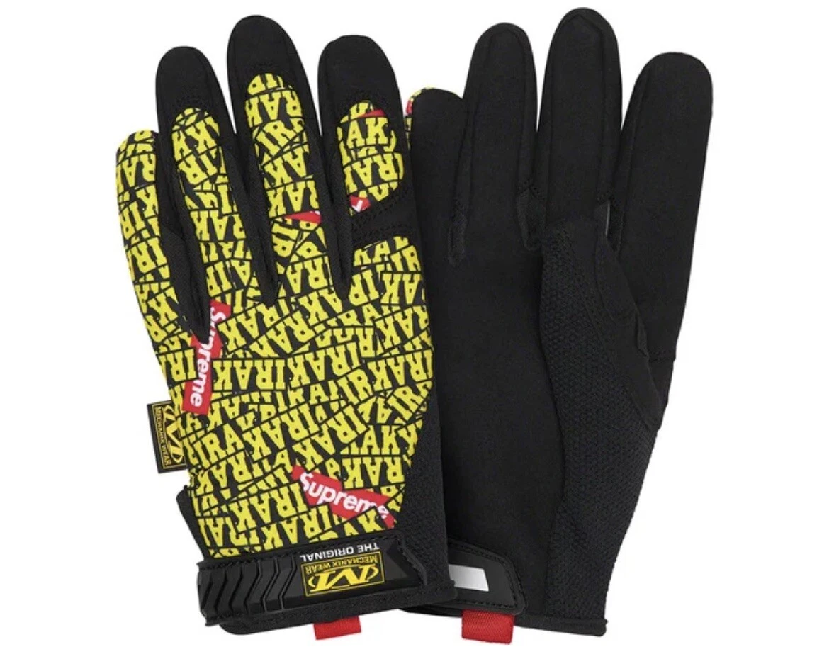 Supreme IRAK Mechanix Work Gloves Yellow Men Size Medium ORDER CONFIRMED