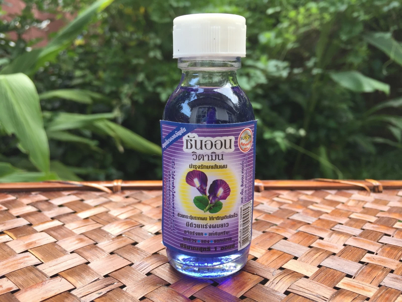 SUN ON BUTTERFLY PEA HAIR TONIC : Anti Hair Loss ,Hair Growth Natural Treatment