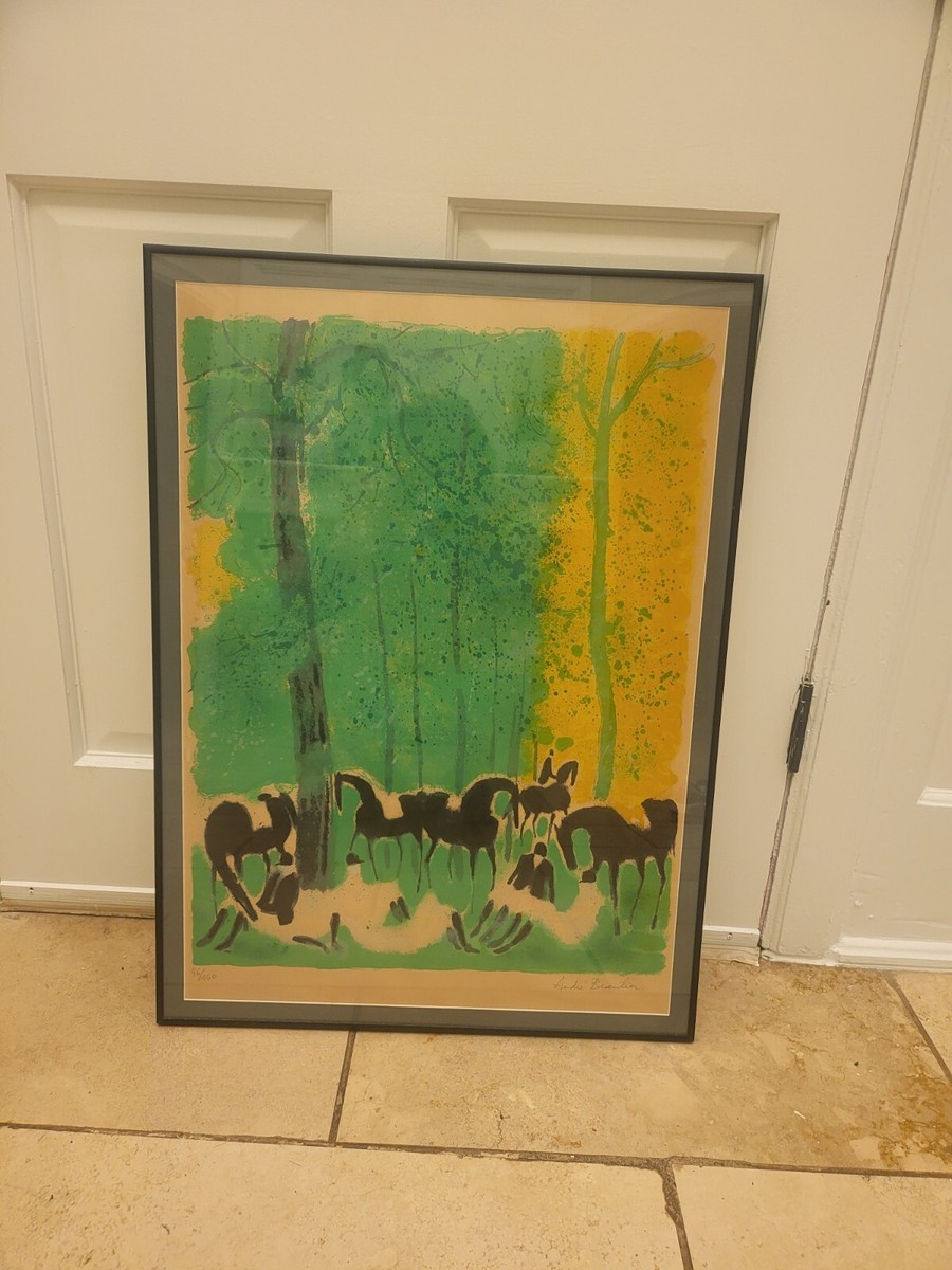 André Brasilier b. 1929 lithograph. 46/150 Horses. | eBay