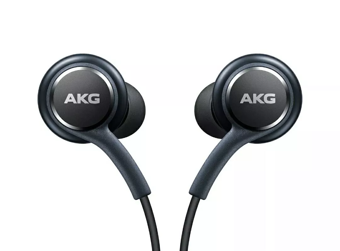  Genuine Black AKG Samsung auricular auriculares manos libres  para Samsung Galaxy S8 & S8 Plus + (no Retail Packaging) : Electrónica