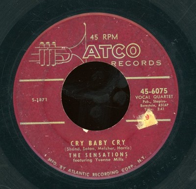 The Sensations (2) - Cry Baby Cry / My Heart Crys For You, 7'', (Vinyl)