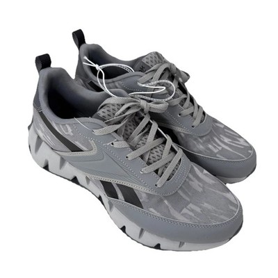 Reebok Zig Dynamica Men's Gray Camo Athletic Running Shoes Size 10.5