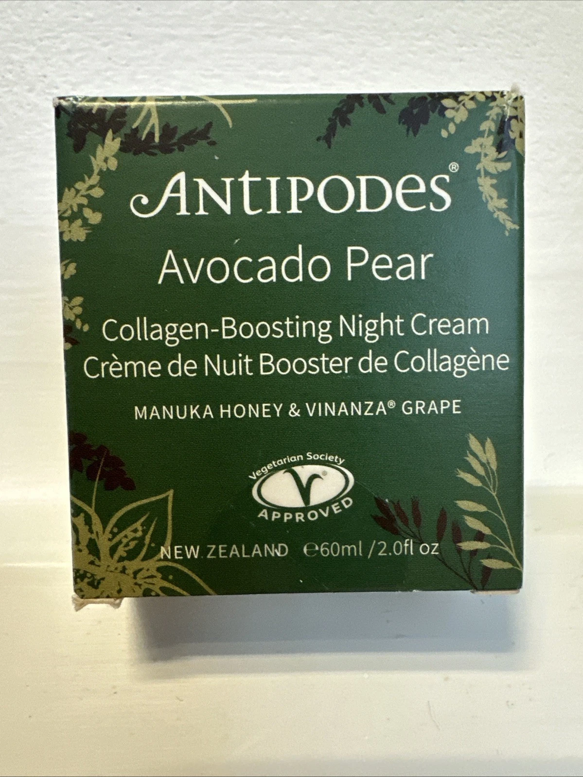 Antipodes Avocado Pear Collagen Boost Nourishing Night Cream 60ml NEW ❤️🎁💕🎄