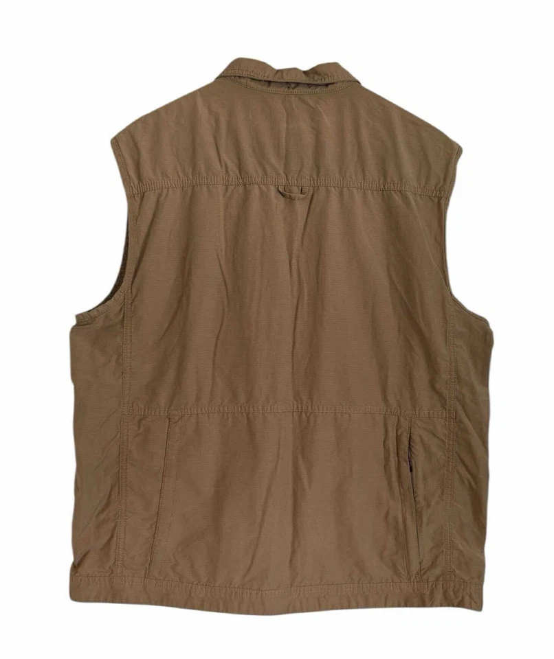 Chaleco utilitario Red Head probado en campo para hombre talla grande bronceado caza pesca al aire libre Foto 2 de 4