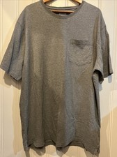 Duluth Trading Company Relaxed Fit Longtail Pocket T-Shirt 2xl Men  s Gray