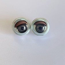 Natural Gray Blinking Doll Eyes for 18'' American Style Girl Dolls Eye Parts