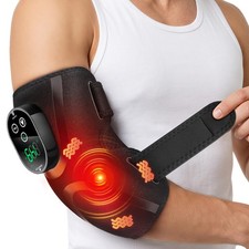 Cordless Tennis Elbow Heating Pad, Elbow Massager with Heat, Rechargeable Arm...