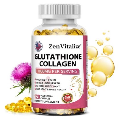 Glutathione Collagen Supplement-Supports Skin Brightening,Anti-Aging&Liver Detox