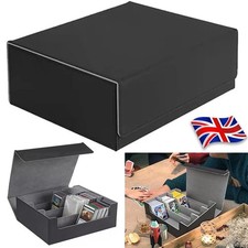 2400+ Card Deck Case for Trading Cards, Magnetic Card Storage Box Top3009 UK HOT