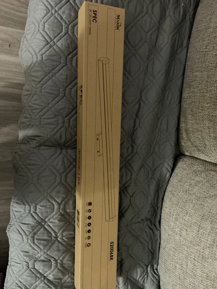 spec 36" Led 浴缸梳妆台 52006 bk — 第 2/2 张图片