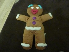 Shrek Gingy Gingerbread Man 13” Plush Soft Toy Hand Puppet - Shrek The Musical! 